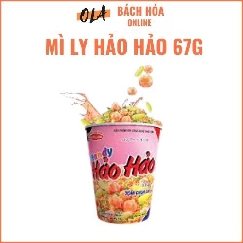 Mì ly Hảo Hảo Handy Tôm chua cay 67g - Bách Hóa Ola