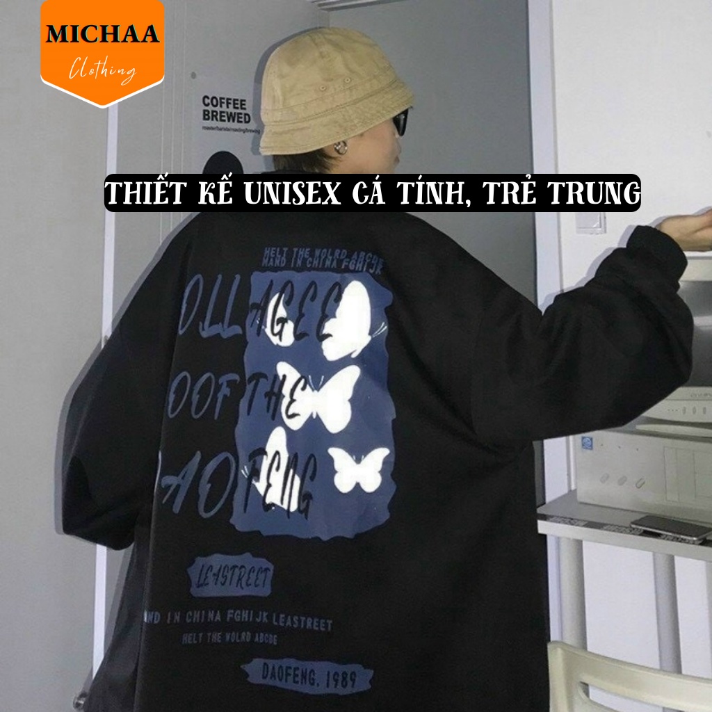 Áo Khoác Bomber Dù LEASTREET Nam Nữ Ulzzang Unisex Form Rộng Jacket - MICHAA