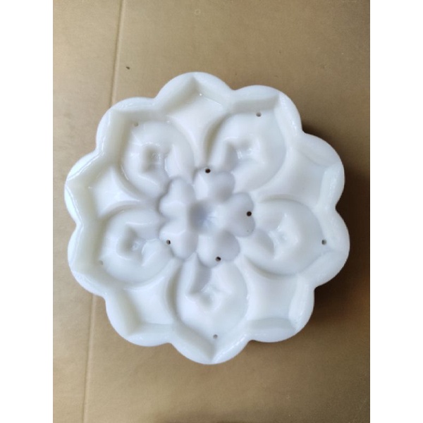 Bộ khuôn trung thu lò xo HOA THÁP SEN 75g 4 mặt 1 nhấn