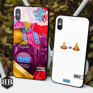 Ốp lưng kính cường lực iphone x / iphone xs / xs max durex