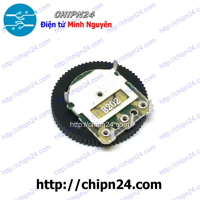 [2 CÁI] (KG2) Biến Trở Đồng tiền 3 Chân 2K (16x2MM, B202 202)