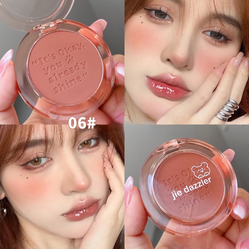 Phấn má hồng Jie DAZZLER tông màu ấm tự nhiên | BigBuy360 - bigbuy360.vn
