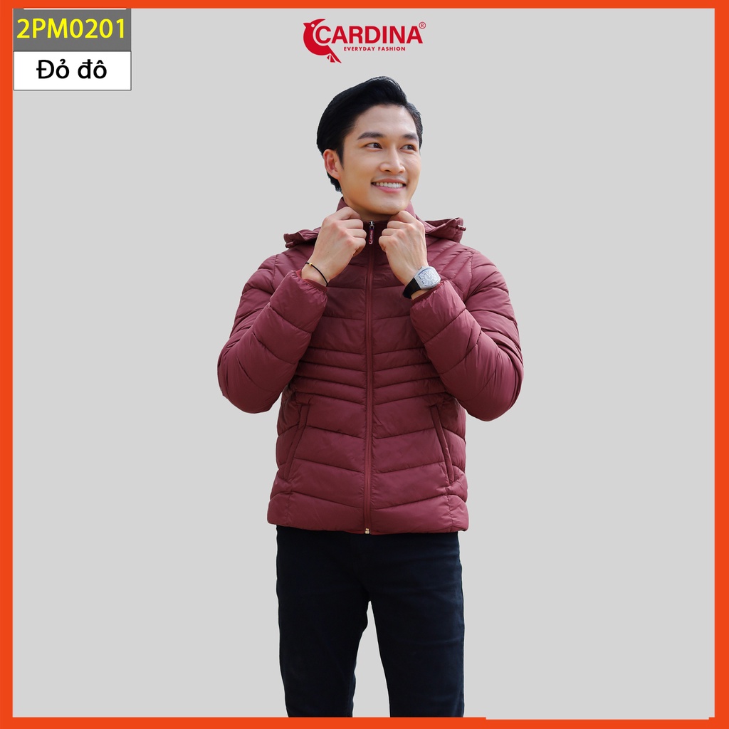 Áo phao nam CARDINA chần bông nhật cao cấp chống nước siêu nhẹ 2PM02