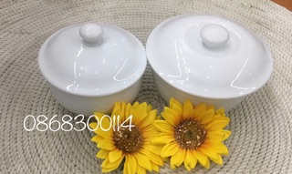 Thố sứ trưng Yến( hầm gà, đựng đồ ăn...)