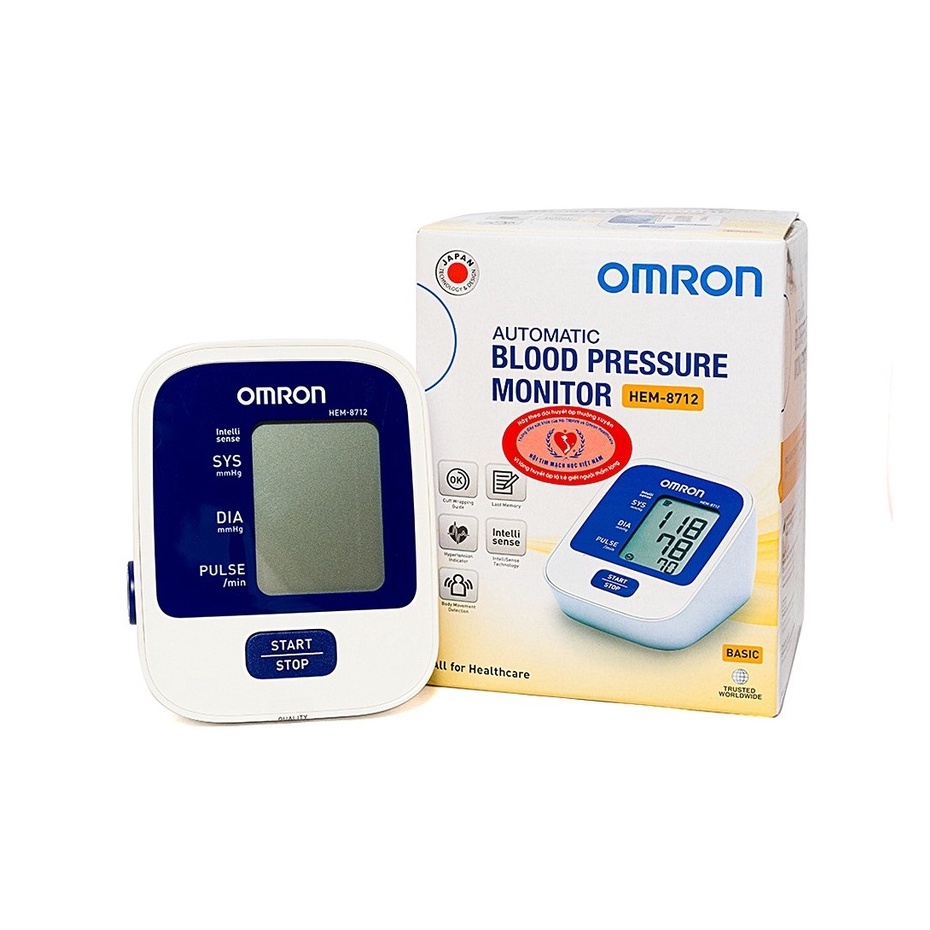 Máy Đo Huyết Áp Bắp Tay Tự Động Omron HEM - 8712 (Chính Hãng)