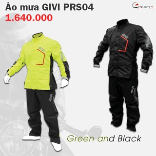 Bộ quần áo mưa GIVI PRS04 chính hãng cao cấp