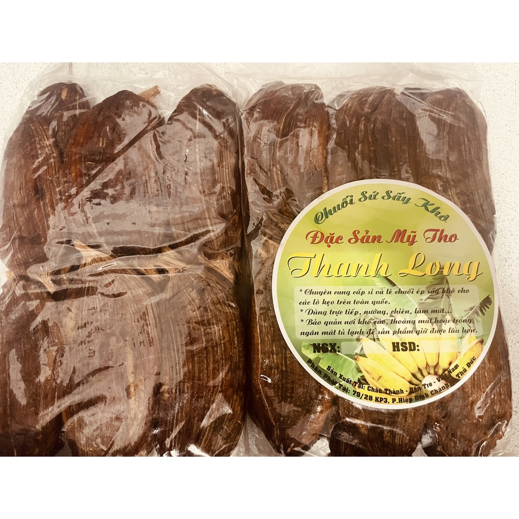 CHUỐI SỨ HỒNG SẤY DẺO ĐẶC SẢN MỸ THO