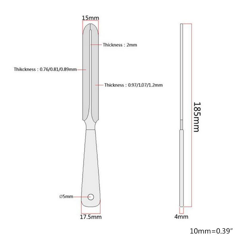 Bộ 3 Dũa Mài Dũa Móng Hai Cạnh Chuyên Dụng Cho Đàn Guitar