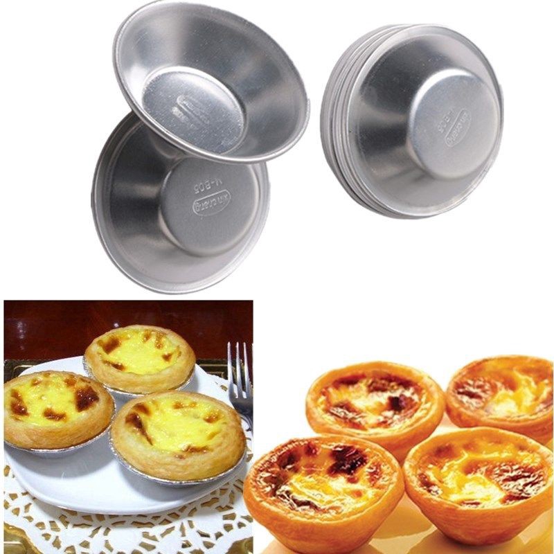 Set 10 Khuôn Làm Bánh Trứng Bằng Hợp Kim Nhôm Tiện Dụng