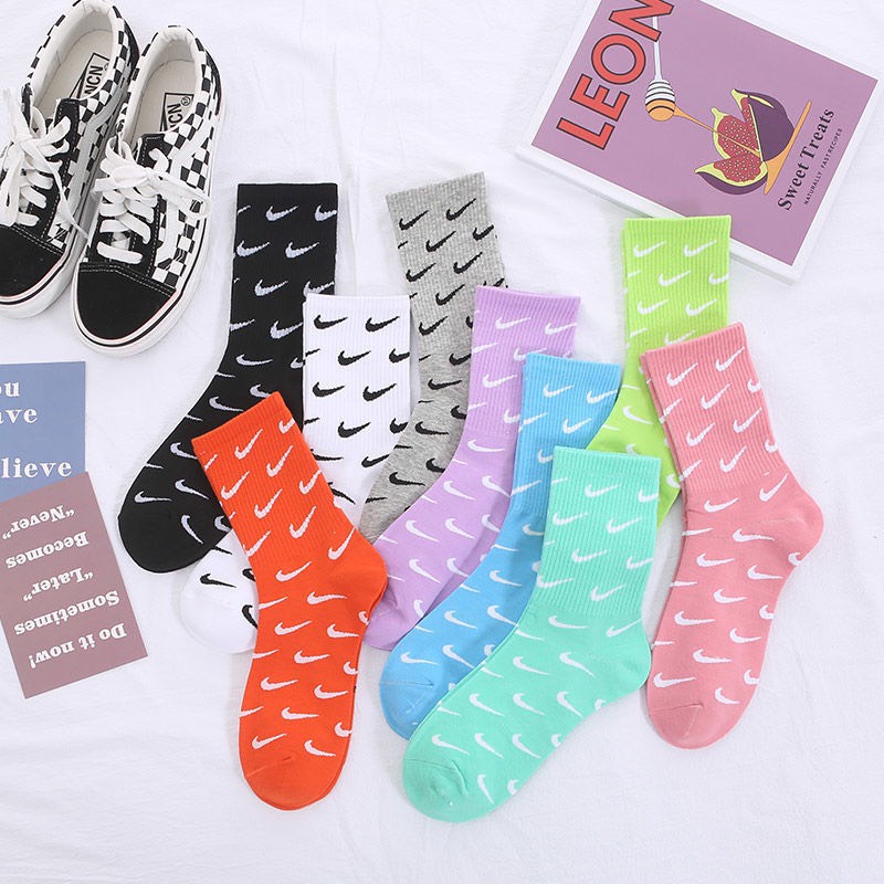 Tất vớ m cổ cao nam nữ chất liệu cotton phong cách trẻ trung năng động - T085