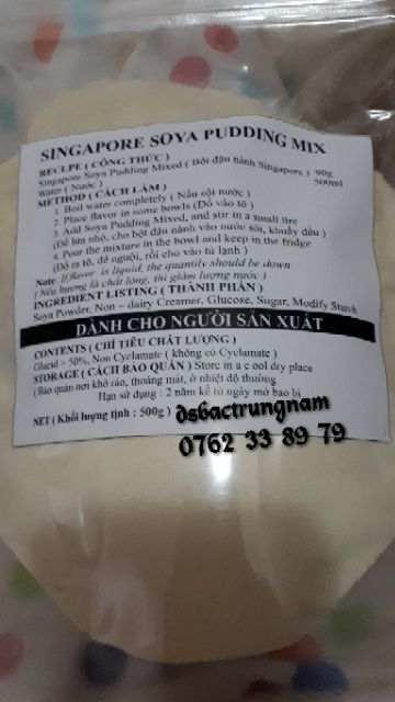 Bột tàu hũ Singapore Soya Pudding 300g