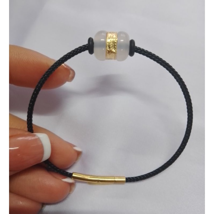 Vòng tay lu thống dát vàng định công danh đầu xuôi đuôi lọt định công danh tài lộc trợ mệnh thủy kim