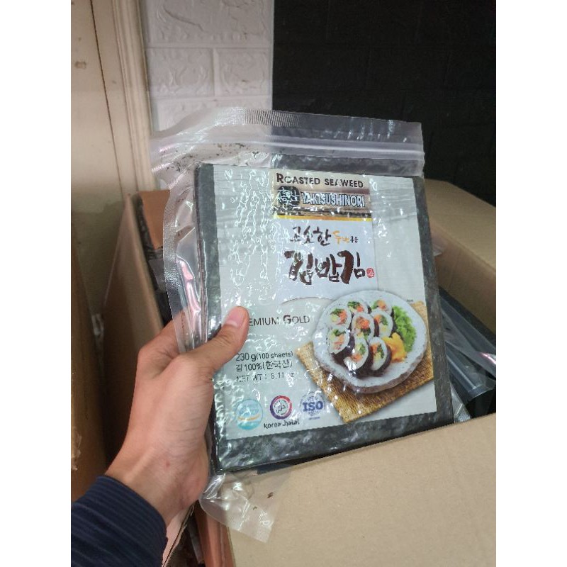 Rong biển cuộn cơm 100 lá dùng làm kimbap Hàn Quốc loại rẻ