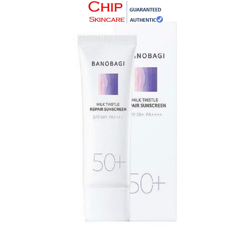 Kem Chống Nắng BANOBAGI Milk Thistle Repair Sunscreen 50ml SPF 50+ PA++++