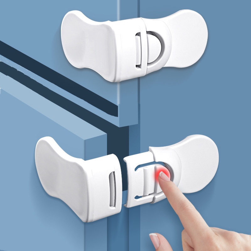 Khóa Cửa Tủ Bằng Nhựa Đa Năng Bảo Vệ An Toàn Cho Bé
