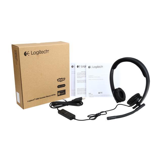 Tai nghe Logitech USB Headset Stereo H570e - Hàng Chính Hãng