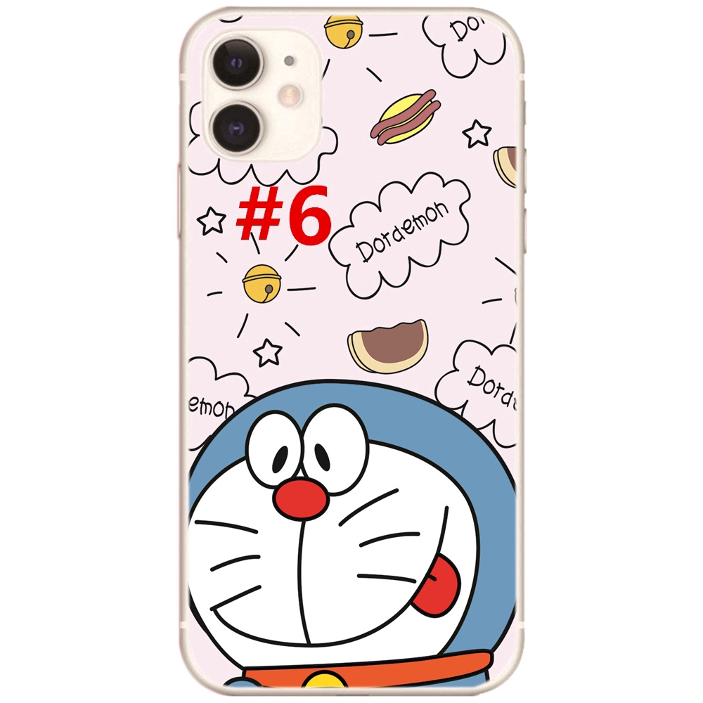 Cartoon Cute Doraemon Back Cover iPhone 12 Pro Max 5G/i12 Mini/SE 2020/iPhone 4 4S 4G Soft TPU Case Shockproof