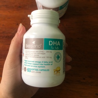 Viên BIO ISLAND DHA, Bổ sung DHA, phát triển chiều cao cân nặng cho bé