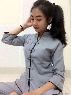 Đồ Lam Đi Chùa - Kate Thái