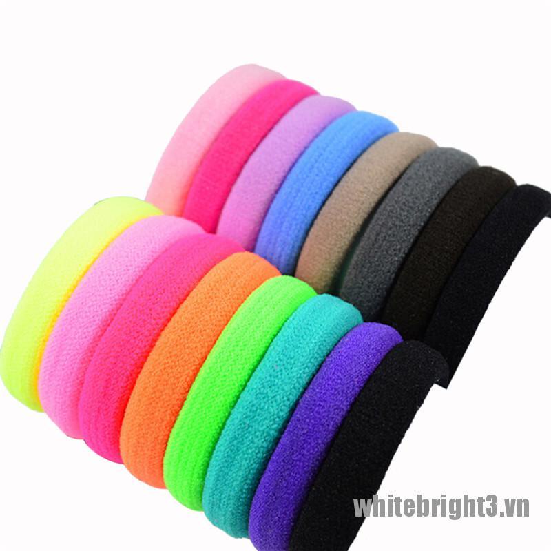 Set 10 dây buộc tóc co giãn nhiều màu sắc thời trang cho nữ