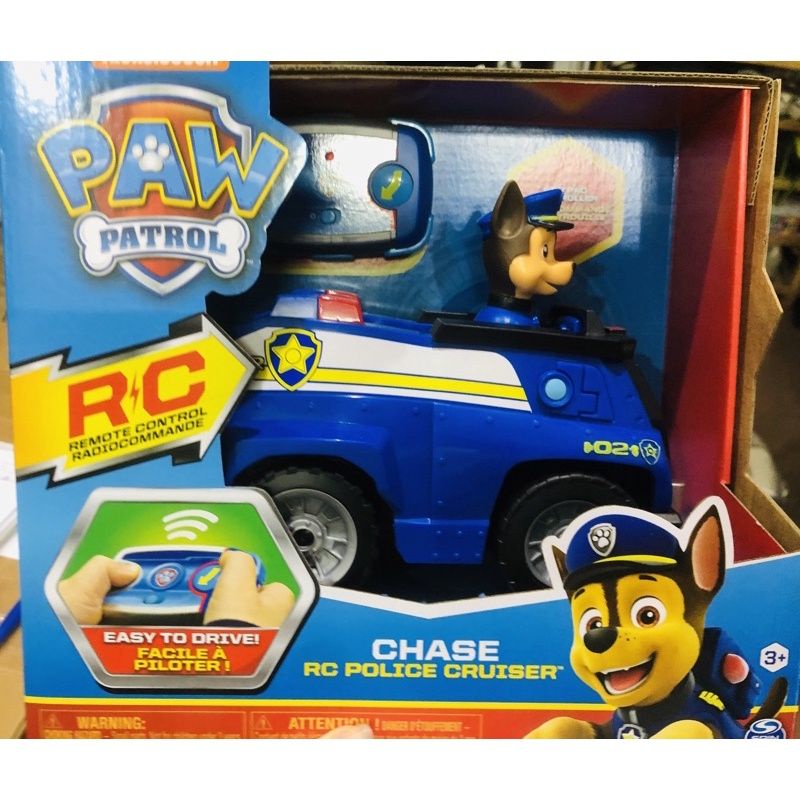 Đồ chơi Paw Patrol: Xe Marshall và Chase RC có điều khiển chạy