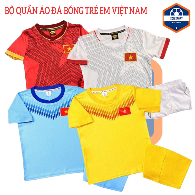 Bộ Quần Áo Đá Bóng Trẻ Em của Đội tuyển Việt Nam