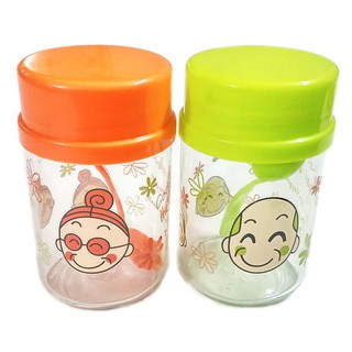 Bộ 2 Lọ Thủy Tinh Có Thìa, Nắp 400ml Đựng Gia Vị 9034