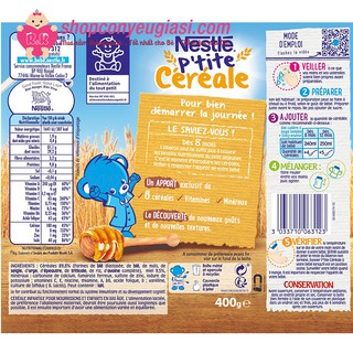 Bột pha sữa Nestlé Céréale 400g