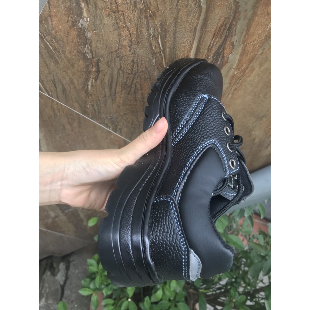 Giầy Bảo Hộ Lao Động Chống Giẫm Đinh Bằng Da Tổng Hợp, Giày Bảo Hộ Chống Tia Hàn Xì Cháy | BigBuy360 - bigbuy360.vn