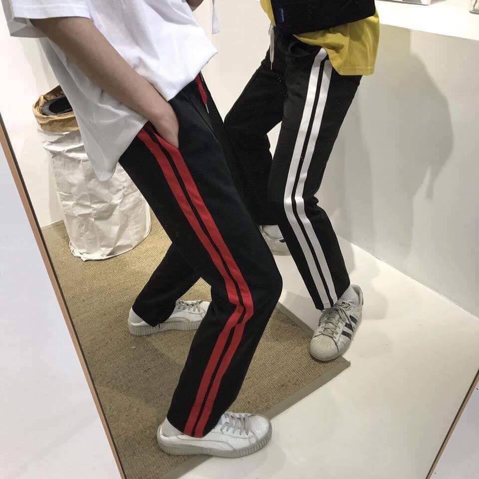 Quần 2 Sọc Line dáng xuông Unisex