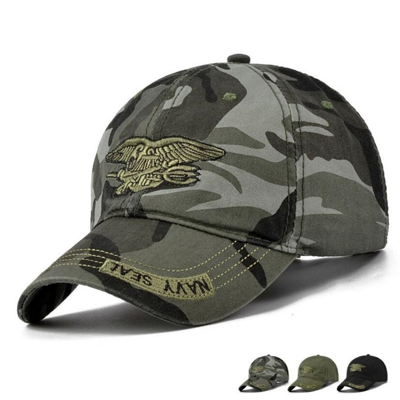 Fashion Exquisite US Navy Seal Logo Cap Top Quality Military Adjustable Caps