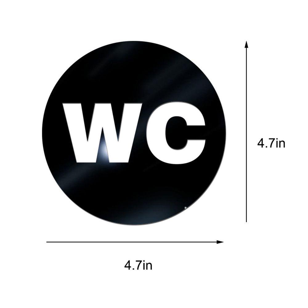 Miếng Dán Cửa Nhà Tắm Bằng Acrylic Tráng Gương Sang Trọng