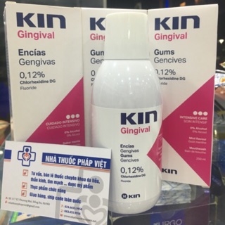 Nước súc miệng Kin Gingival Mouthwash 250ml