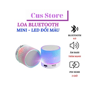 Loa Bluetooth Mini Đèn LED Đổi Màu nhấp nháy theo nhạc Cus Store