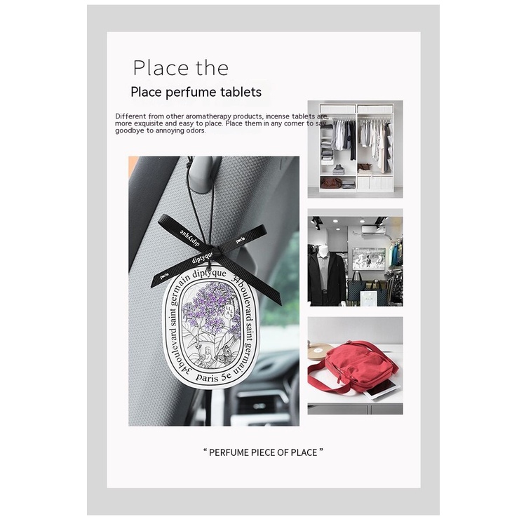 Dây Treo Khuếch Tán Nước Hoa Trang Trí Nội Thất Xe Hơi