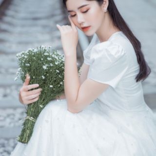 váy cưới, đầm maxi trắng dạ hội  ( Hàng thiết kế cao cấp)