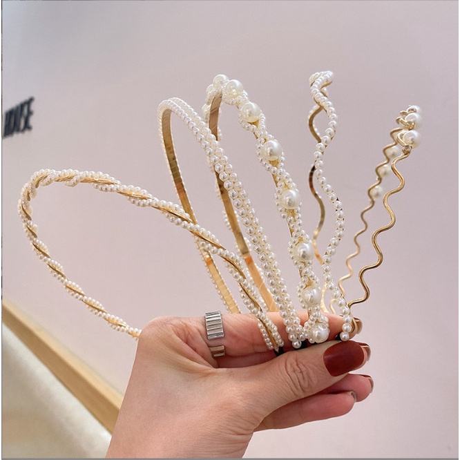 Bờm tóc nữ đính trai bản nhỏ tiểu thư BAG U BOMNGOCTRAI17