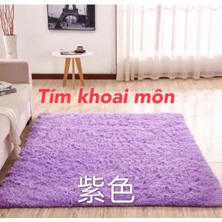 Thảm Lông Dài Trải Phòng Khách Cao Cấp 1m6x2m MÀU TL04