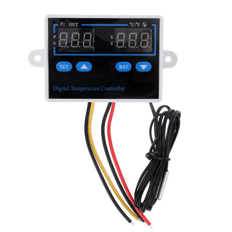 Bộ Điều Khiển Nhiệt Độ Đèn LED Kỹ Thuật Số 110V 220V AC Cho Lồng Ấp