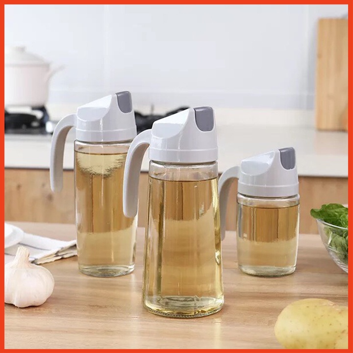 Bình đựng nước mắm, dầu ăn 300ml/600ml tự động mở nắp khi rót | BigBuy360 - bigbuy360.vn