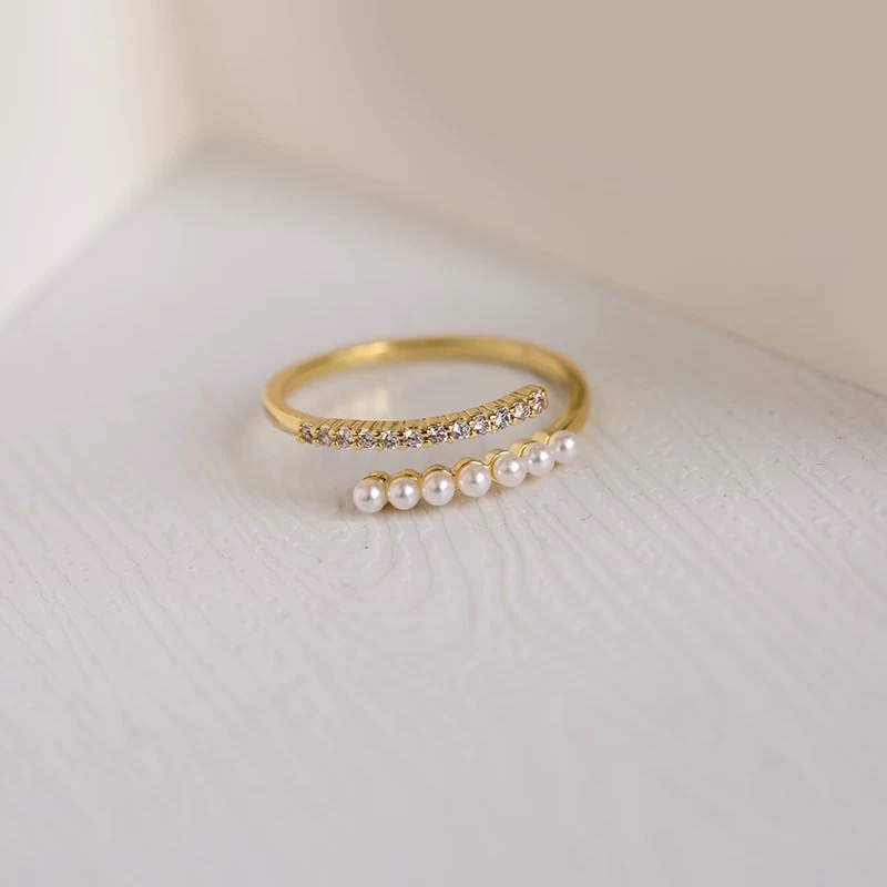 Nhẫn vintage tone vàng