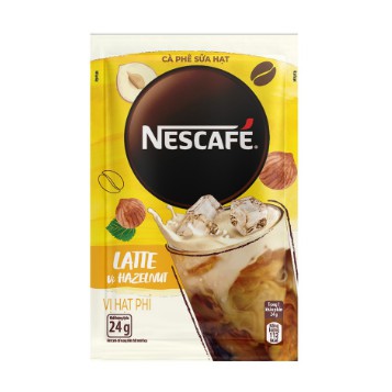 Cà phê sữa hạt Latte Nescafe vị hạt phỉ (240g/hộp)