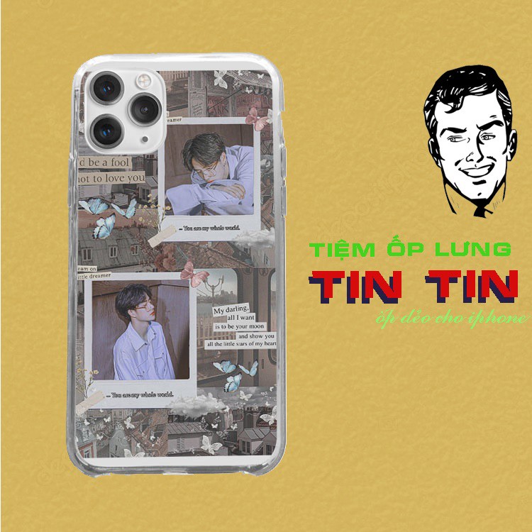 Ốp Lưng TINTIN Jeon jungkook on picture aesthetic collage art cho iphone 5 - iphone 12 BTSPOD20210054