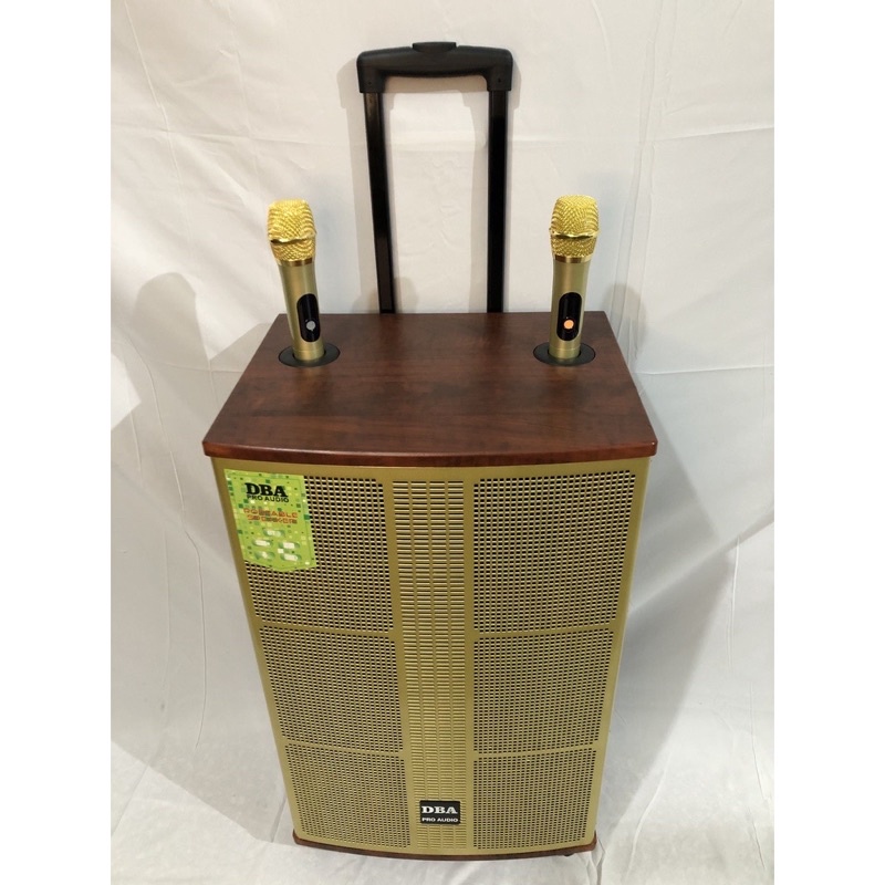 Loa Kéo Karaoke DBA 1291 Bass 30- Âm thanh cực sống động, Kèm 2 Micro Kim loại UHF xịn