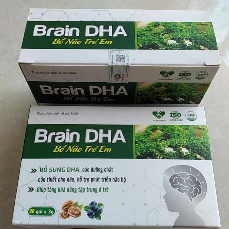 Brain DHA bổ não trẻ em dùng được cho bé từ 1 tuổi