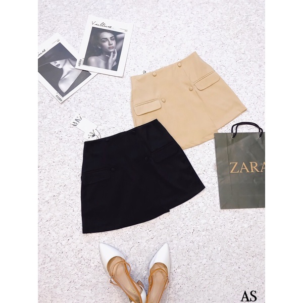 CHÂN VÁY TÚI TRƯỚC LỆCH VẠT CÚC BỌC (KÈM VIDEO ẢNH THẬT) | BigBuy360 - bigbuy360.vn