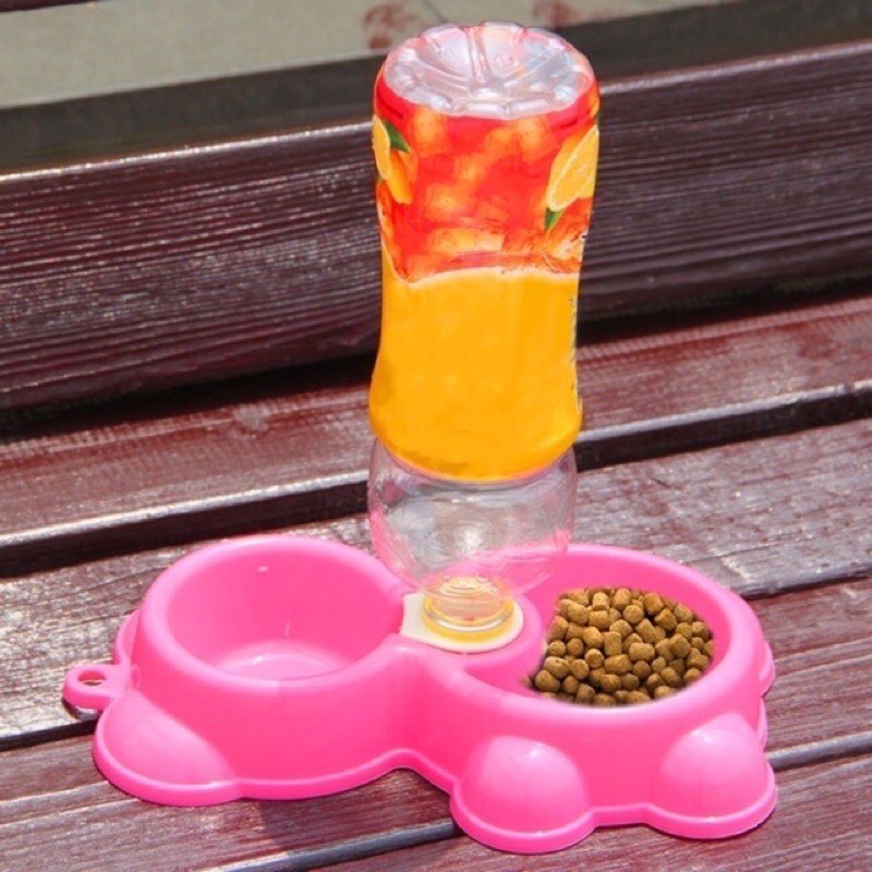 Khay Đựng Thức Ăn Và Nước Uống Cho Thú Cưng Siêu Tiện Lợi - Không gồm bình nước