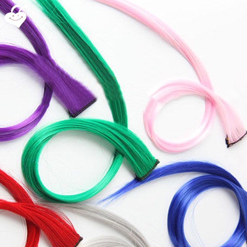 Tóc Giả Dài Thẳng Màu Lì Đơn Sắc Chịu Nhiệt Độ Cao Không Để Lại Dấu Thời Trang Cho Nữ