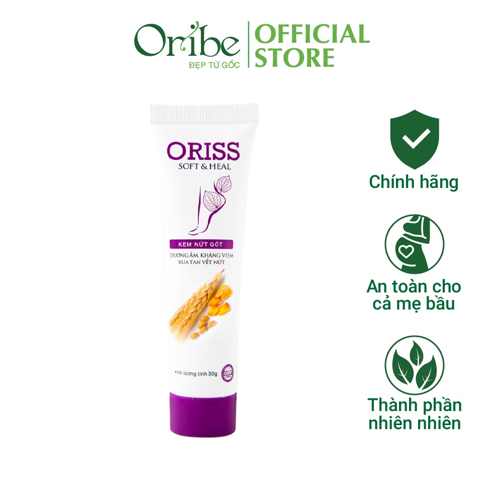 Kem Nứt Gót Chân Oriss Giúp Dưỡng Ẩm Giảm Đau 30gr