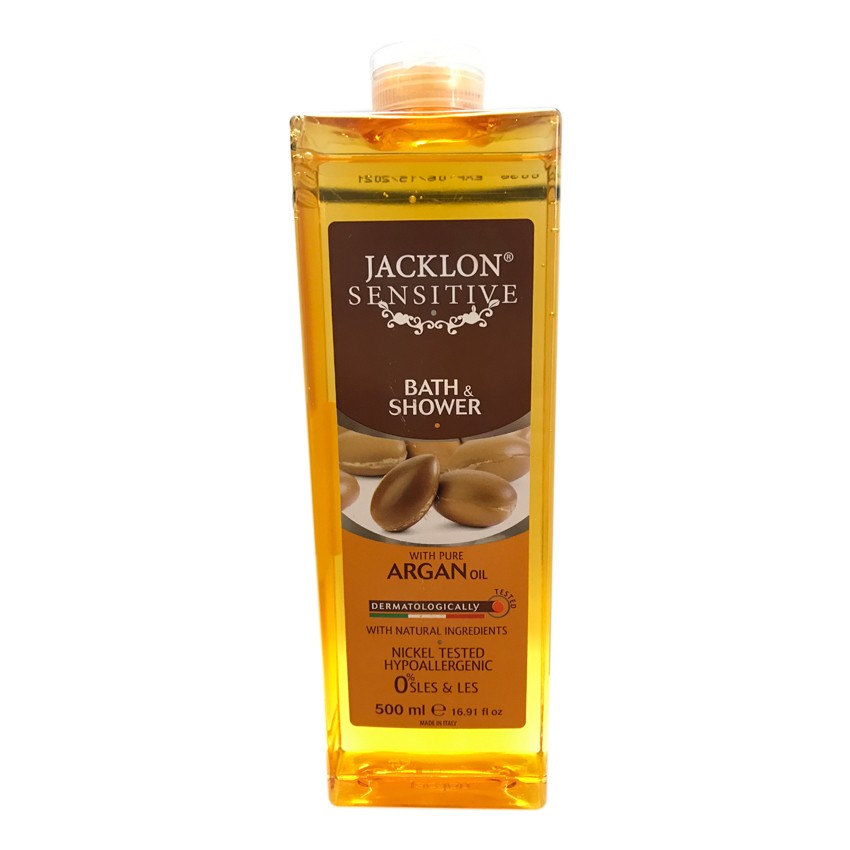 Sữa tắm cao cấp chiết xuất dầu Jacklon Argan 500ml